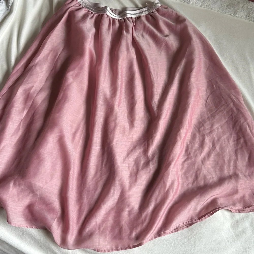 Vtg Pink A-Line Skirt - Picture 3 of 6